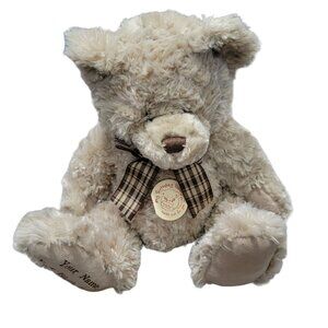 My Birthday Teddy Bear Plush 16 inch Prototype Embroidery Stuffed Animal Toy